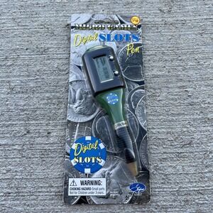 Digital Slots Pen Micro Games Slots Games Casino Handheld Green NIP